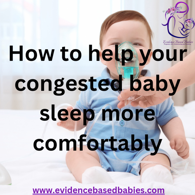 How to help your congested baby sleep more comfortably