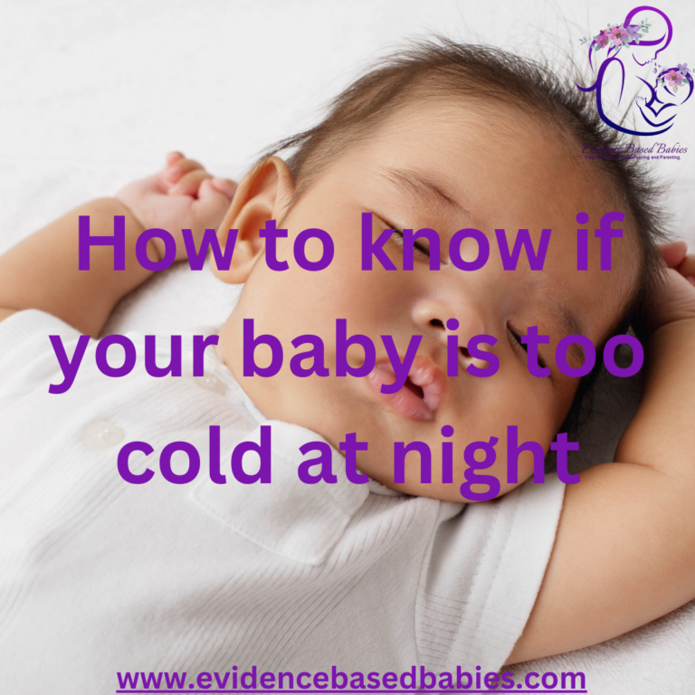How to know if your baby is too cold at night