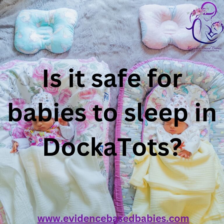Is it safe for a baby to sleep in a DockATot?