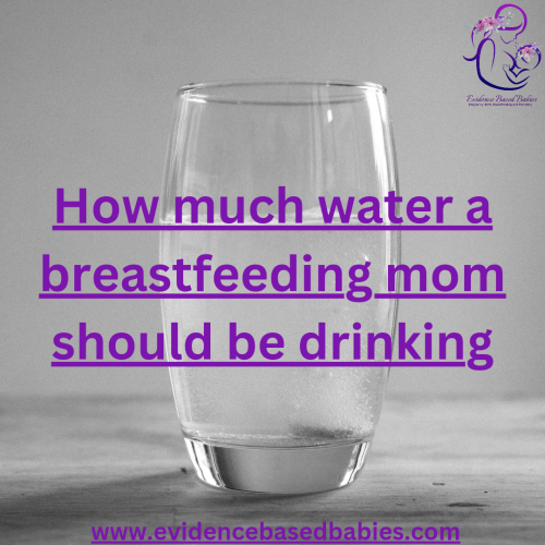 how much water should i drink while breastfeeding