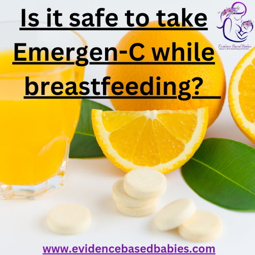 can you take emergen c while breastfeeding