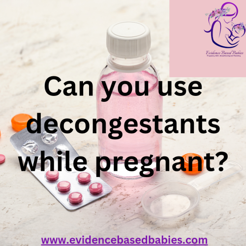 decongestant safe for pregnancy